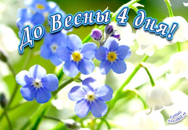 Считаем дни до весны картинки с надписями