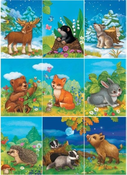 Разрезной материал для фланелеграфа