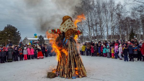 Чучело Масленицы в древней Руси