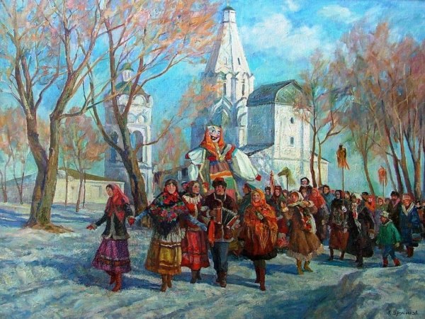 Декоративная Графика, Масленица