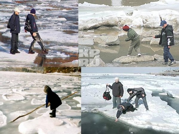 Памятка осторожно тонкий лед МЧС