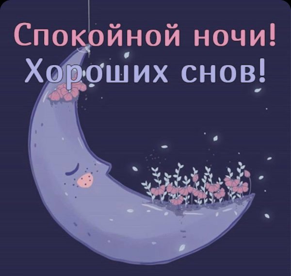 Доброго вечера и спокойной ночи