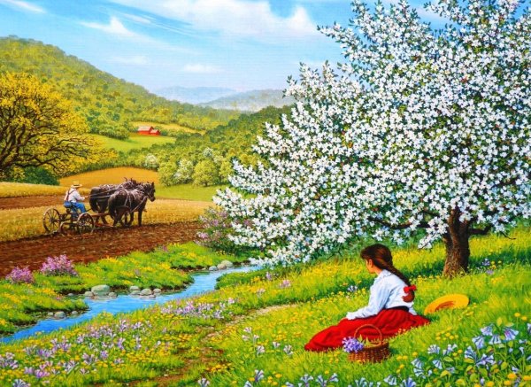 Весна живопись