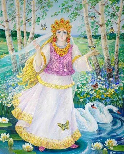 Нонна Кукель картины славянские боги