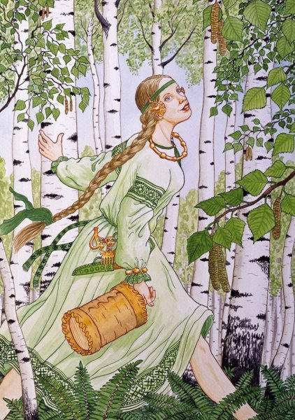 Девушка осень для детей