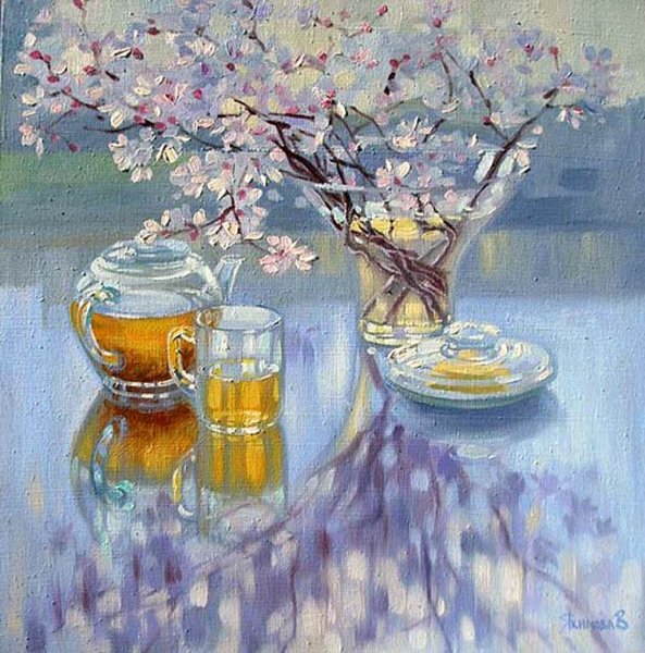 Горы солнце цветы