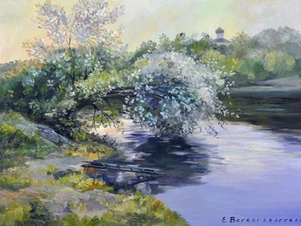 Черемуха у реки