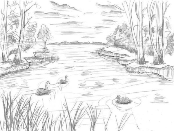 Весна рисунок