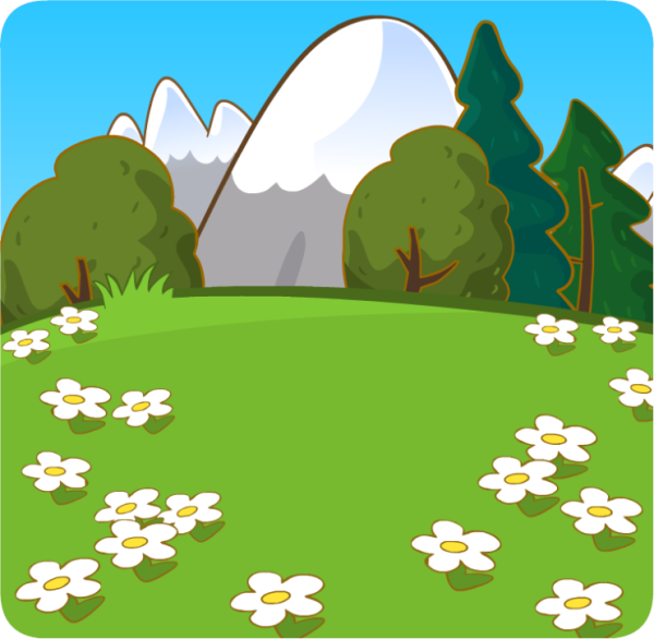 Цветы на опушке леса