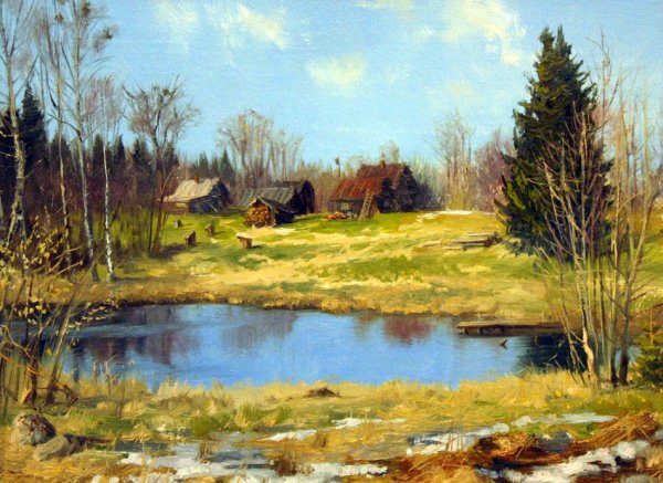 Жданов Владимир Юрьевич ранняя Весна художник