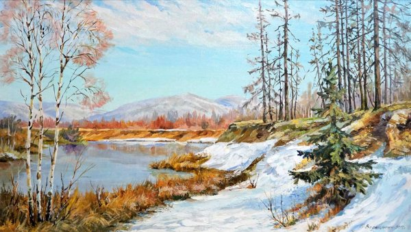 Ранняя Весна пейзаж