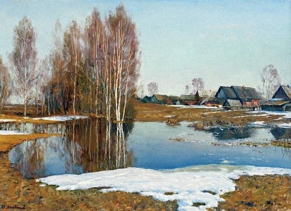 Олег Молчанов весенние пейзажи