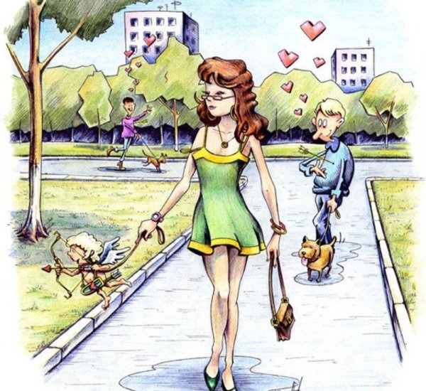 Весна карикатура