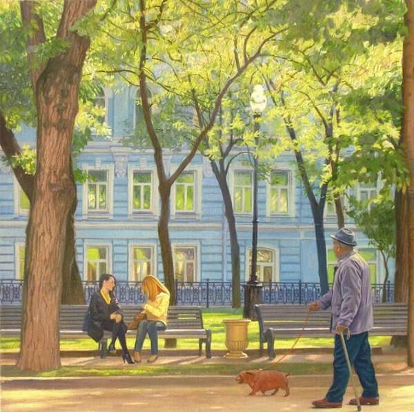 Композиция городской пейзаж