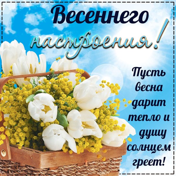 Отличного весеннего настроения