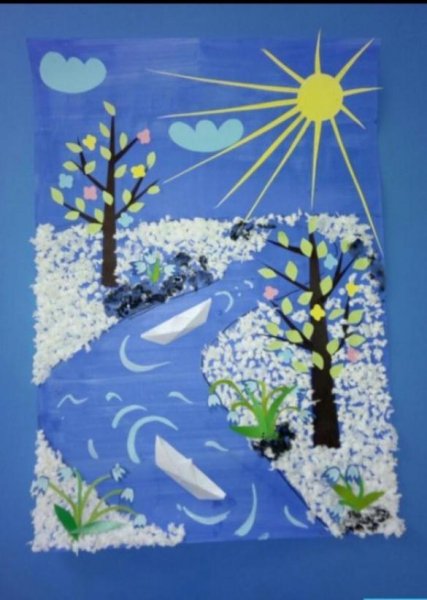 Аппликация дерево