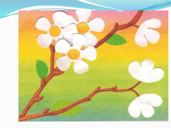 Аппликация Весна