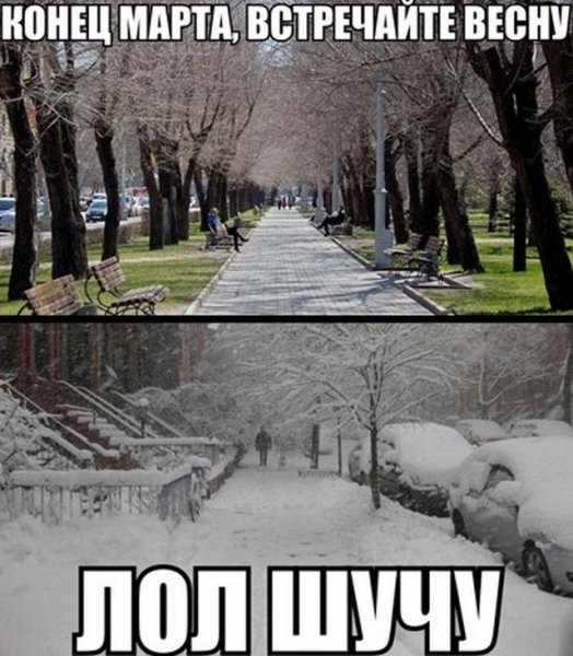 Смотрю в окно и понимаю Весна наступит