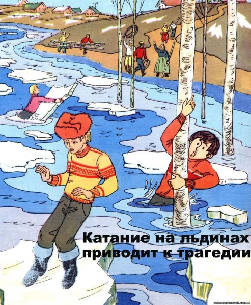 Памятка для родителей осторожно тонкий лед в весенний период