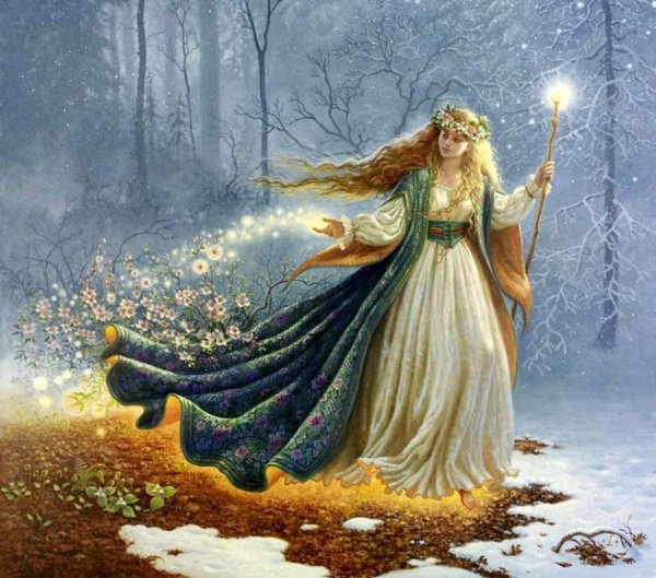 Древнеславянская богиня Дивия