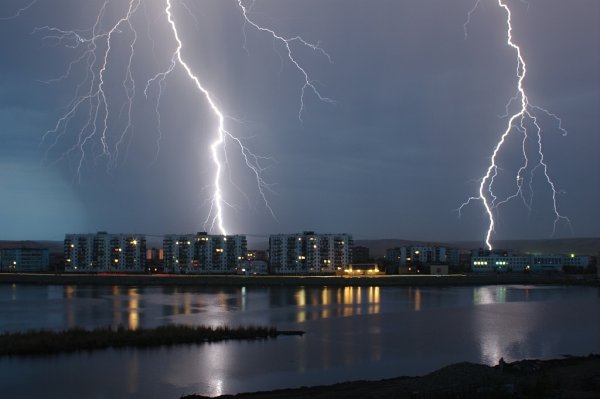 Лето дождь Радуга