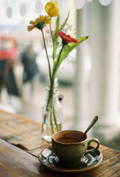 Завтрак с цветами