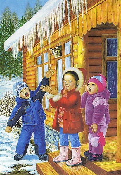 Весенние картинки для детского сада