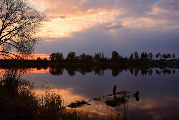 Тихий вечер в деревне