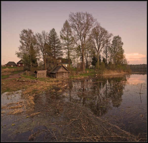 Весна в деревне