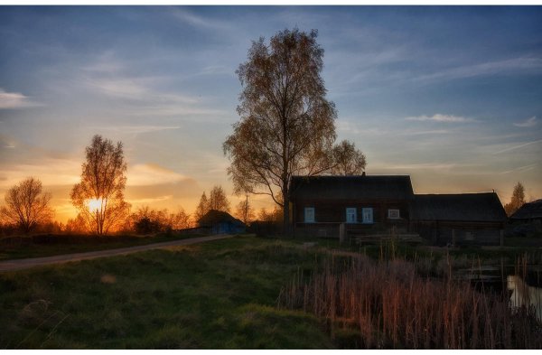 Вечер в деревне
