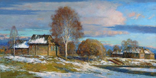 Художник Александр шевелёв картины деревня