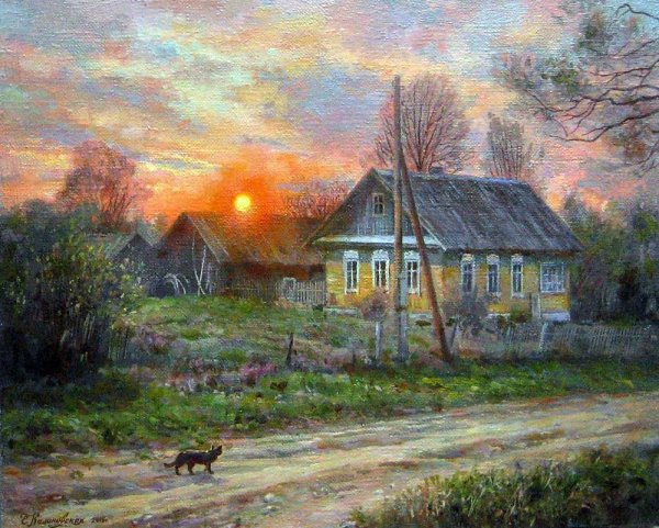 Художник Екатерина Михайловна Калиновская пейзаж