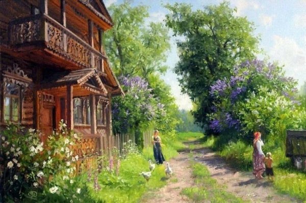 Владимир Юрьевич Жданов (деревня у реки)