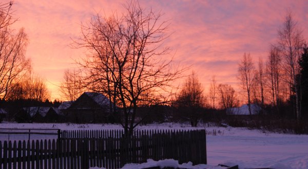 Весна в деревне