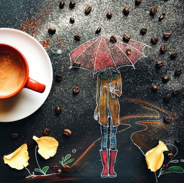 Утро кофе лето