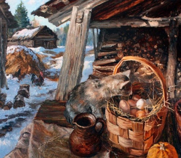 Художник Николай Фомин "Верба".