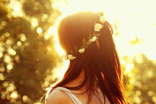 Волосы на солнце