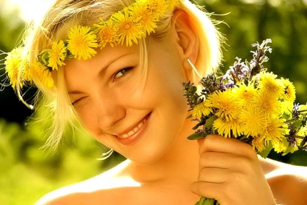 Женщина лето