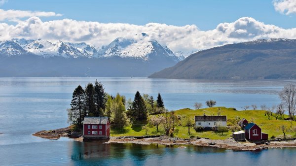 Озеро Стрюн, Норвегия