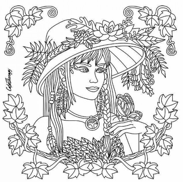 Раскраска. Весна