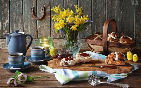 Натюрморт деревенский завтрак