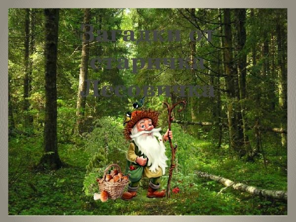 Старичок Лесовичок рисование