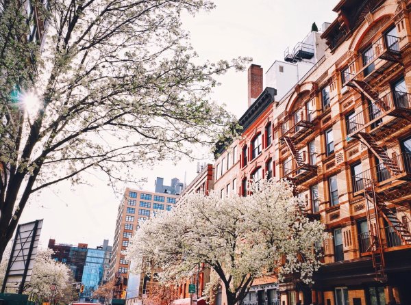 Весенний город