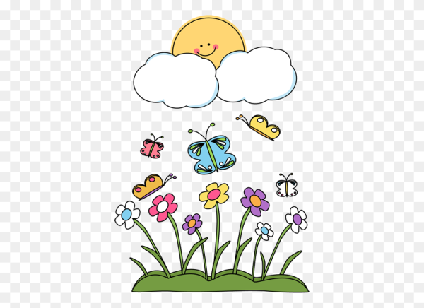 Клипарт Весна на прозрачном фоне