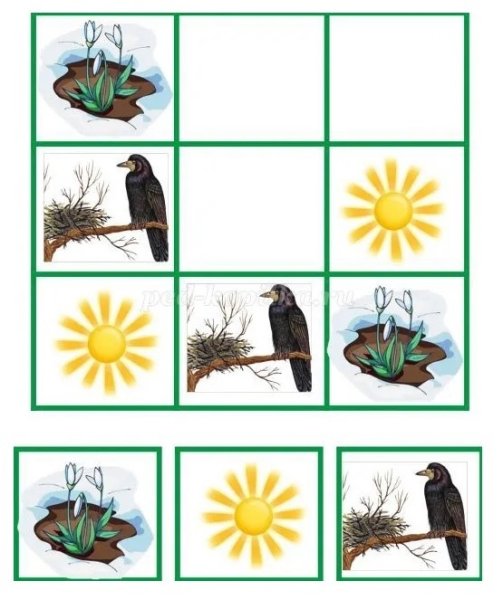 Дидактические игры на тему Весна
