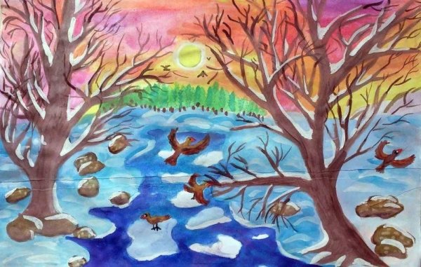 Рисование Весна