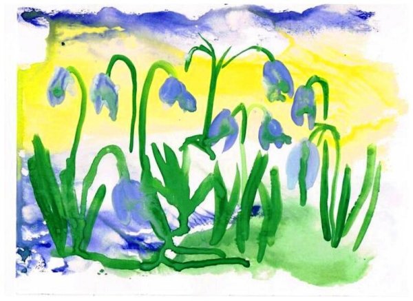 Весенние рисунки для детей