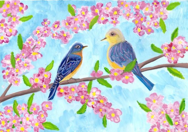 Весна рисунок