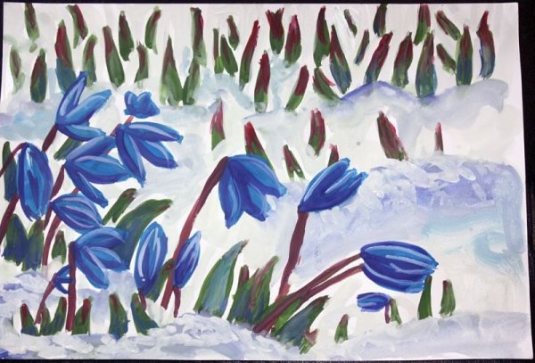 Рисунок на тему Весна