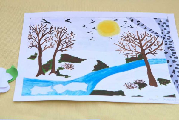 Весна рисунок